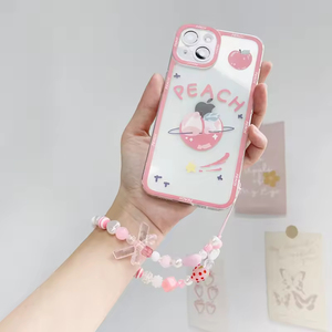 Nhựa chains Đối với Điện thoại di động dễ thương nhựa <span class=keywords><strong>Charm</strong></span> <span class=keywords><strong>3D</strong></span> DIY Móc Khóa Mặt dây cho trường hợp điện thoại thị trường trang trí - Product Image 6