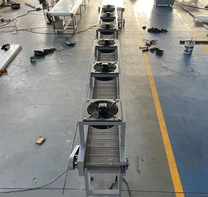 Máy vận chuyển làm mát bằng thép không gỉ, băng tải lưới thép - Product Image 5