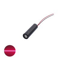 Nuevo Módulo Láser de Línea Roja Compacto Mini de 10 mm, 660 nm, 150 mW, 110 Grados, Lente de Vidrio, Durabilidad Industrial, Posicionamiento, MZLASER