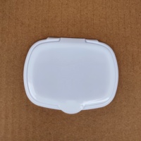 Bouchons anti-poussière en plastique pour lingettes humides, format mini, à ouverture par traction, avec clip de scellage pour gants en nitrile, pour bouteilles d'emballage à capuchon rabattable de forme spéciale
