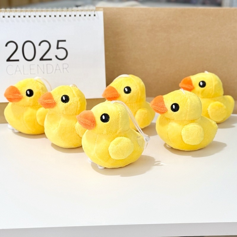 Peluche De Pato Amarillo De 30 Cm – Figura Suave Con Gafas Y Bolso – Juguete Decorativo Y Regalo Para Niños Y Adultos