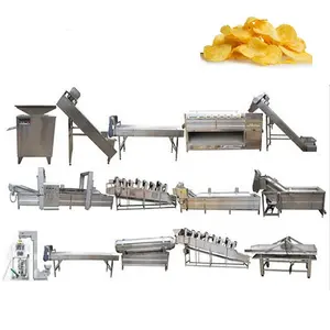 Máquina para hacer patatas fritas/Costo de planta de patatas fritas/rebanadora de patatas fritas