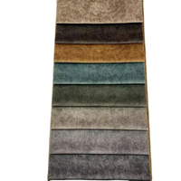 Tissu d'ameublement en velours imprimé 100 % polyester teint en fil, couleur personnalisée pour la rembourrage de canapés et textiles de maison