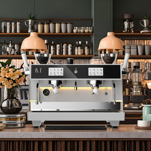 Macchina per Caffè <span class=keywords><strong>Espresso</strong></span> Manuale Naixer a Doppio Gruppo, 9 Bar, Semi-Automatica per Attività Commerciali - Product Image 1