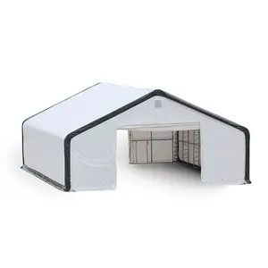 336020DT 10m Span Outdoor alluminio di alta qualità industriale temporaneo impermeabile magazzino auto grande tenda di stoccaggio