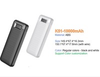 Banco de Energía Portátil de Gran Capacidad 10000-80000mAh, Color Personalizado, Carga Rápida, Pantalla Digital, Cable Opcional OEM ODM