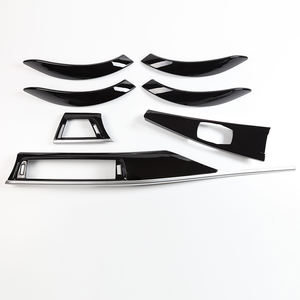 Garnitures de tableau de bord intérieures en fibre de carbone véritable pour BMW Série 3 4 F30 F31 F34, état neuf - Product Image 1