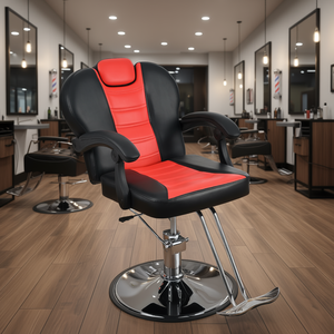 Sillón Clásico de Barbería DB con Bomba Hidráulica de Alta Resistencia para Salón Estilista Tatuajes con Rotación de 360° Material de Acero y Hierro - Product Image 2