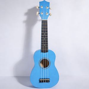 อูคูเลเล่ลดราคา สำหรับผู้เริ่มต้น ทำจากไม้บาสวูด กีตาร์โปร่งขนาดเล็ก น่ารัก เครื่องดนตรีสำหรับผู้ใหญ่และเด็ก พร้อมส่ง - Product Image 1