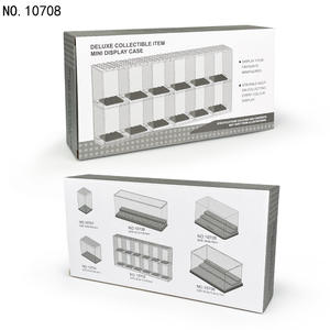 BLOCKMOC 10708 12pcs Mini Figure Clear <b>Plastic</b> <b>Display</b> <b>Box</b> Building Block Toy Cases for Ages 6+ Kid Intelligence Development - Product Image 4