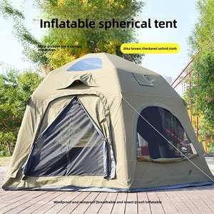 Tente gonflable portable Oxford pour sports de plein air, imperméable, résistante aux intempéries, quatre saisons, installation rapide, résistante aux UV, pour le camping et les pique-niques - Product Image 3
