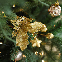 Guirlande de Noël dense rouge avec clochettes, illuminée, pour fenêtre, porte ou mur, décoration de fête, ornement pour aménagement de scène de fête