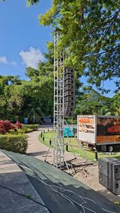 <span class=keywords><strong>Line</strong></span> <span class=keywords><strong>Array</strong></span> <span class=keywords><strong>Speaker</strong></span> Truss Lift Stand tampilan Truss rantai tangan Hoist <span class=keywords><strong>Line</strong></span> sistem berdiri Truss untuk konser luar ruangan - Product Image 5