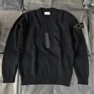 Pull tricoté classique vintage en coton 100% pour homme, style décontracté, collection 2026, vente en gros de luxe - Product Image 3