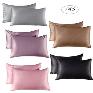 Taies <span class=keywords><strong>d</strong></span>'<span class=keywords><strong>oreiller</strong></span> <span class=keywords><strong>en</strong></span> soie de mûrier de luxe sans couture 22 Momme, lot de 2, hypoallergéniques, <span class=keywords><strong>en</strong></span> <span class=keywords><strong>satin</strong></span> avec fermeture éclair, personnalisables, ShiSilk Home Hotel - Product Image 2