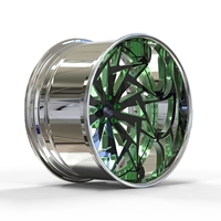 Nouvelles jantes en aluminium forgé FcForged 18-30 pouces 666M à rayons multiples 5x120 pour E90/E92/F10/F30/F34 finition bleue pour voitures particulières