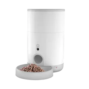 Alimentatore automatico per animali domestici Wifi da 2,6 litri con forniture per animali domestici con fotocamera per cibo programmabile per il controllo dell'app intelligente Audio bidirezionale per cani e gatti