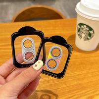 Nouvel Arrivage Protection d'objectif d'appareil photo arrière AR+AF à paillettes, Film en verre trempé 3D pour iPhone 17 16 15 Pro Max 17 Air