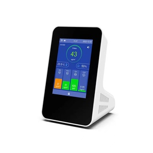 데스크탑 Tuya aqi 모니터 PM1/PM2.5/PM10/TVOC/RH/TEMP/<span class=keywords><strong>CO2</strong></span>/CO/포름 알데히드 NDIR 센서 실내 공기질 wifi <span class=keywords><strong>co2</strong></span> 미터 모니터 - Product Image 2
