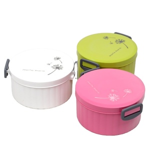 kids food container PP plastic bento square thermos lunch box with lid