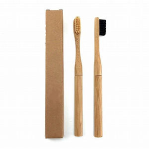 <span class=keywords><strong>Brosse</strong></span> à dents en bambou biodégradable avec tête remplaçable, <span class=keywords><strong>brosse</strong></span> à dents en bambou au charbon de bois avec tête interchangeable - Product Image 5