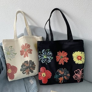Sac de courses pliable en toile grande capacité, robuste et lavable, avec coutures renforcées pour une utilisation polyvalente - Product Image 1