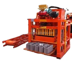 Máquina para fazer tijolos e cimento para pavimentação semiautomática QTJ4-26 à venda