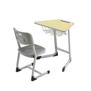 Conjunto de Mesa y Silla Hexagonal Moderna y Colorida para Estudiantes - Muebles Escolares Resistentes PT-300T, Escritorio Escolar PT-300T - Product Image 3