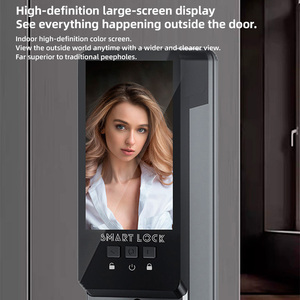 Serratura Intelligente WiFi per Porta KERUI Compatibile con Tuya, Riconoscimento Impronte Digitali/Password/Chiave/Carta/Facciale 3D, Serratura di Sicurezza per Casa - Product Image 3