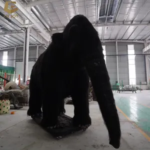 SGAA26 Lebensgroße Eiszeit prä historische Tiers imulation Woll mammut animatronic Modell zu verkaufen
