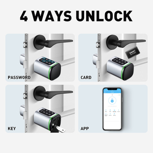 Factory Price Digital BLE TTlock APP Control Keypad <strong>Lock</strong> Cylinder Electronic Password Card Key Door Smart <strong>Locks</strong> - Product Image 3