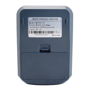 Chất lượng cao mini điện thoại di động bluetooth không dây xách tay 58mm hóa đơn nhiệt + máy in nhãn - Product Image 5