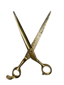 DMS 시리즈 가위 공장 Aeolus 다마스커스 가위 애완 동물 미용 도구 개 헤어 가위 도매 사용자 정의 - Product Image 4