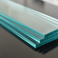 Verre flotté/verre trempé de 2 mm, 4 mm, 6 mm, 8 mm, 10 mm, 12 mm, 19 mm