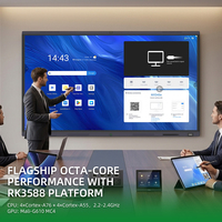 Pizarra Interactiva Inteligente Amdox ES Ultra 4K con Android 15, Cámara IA, Software para Reuniones IWB, 40 Puntos Táctiles, la Mejor de China
