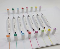 Marqueurs à alcool 168 couleurs, ensemble de marqueurs à alcool, marqueurs à double pointe pinceau et fin pour le dessin et l'animation pour adultes
