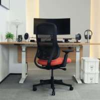 Chaise de bureau ergonomique inclinable et réglable S3 Series New Mesh, fauteuil de direction pivotant pour bureaux