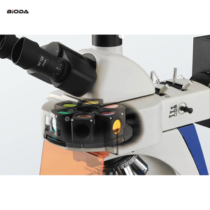<span class=keywords><strong>Microscope</strong></span> numérique de fluorescence de contraste de phase de champ sombre de condensateur de <span class=keywords><strong>diaphragme</strong></span> d'iris à fort grossissement - Product Image 3