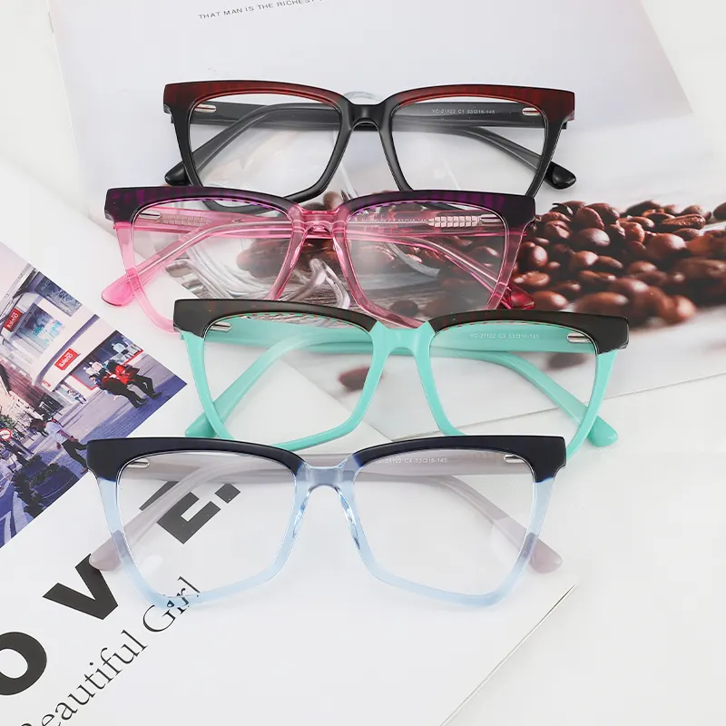 Glasses Blue Light Filter Mobile Anti-Radiation Irregular Shape Optical Frame Glass Fashion Eyeglasses For Young Girls