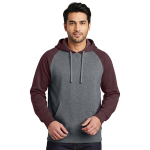 Sudadera con capucha para hombre, al por mayor, de algodón básico mezclado, nueva, elegante, de alta calidad, con bolsillos, precio al por mayor, transpirable, para deportes. - Product Image 1