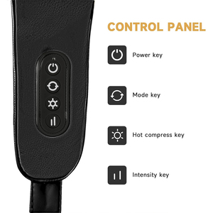 Masajeador de Cuello Inalámbrico 4D con Función de Calor, Almohada de Masaje Shiatsu para Hombros, Espalda y Piernas, Alivio del Dolor - Product Image 4