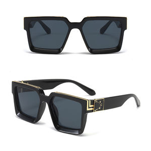 새로운 워터마크 블랙 럭셔리 UV400 블랙 패션 금속 여성 선글라스 <span class=keywords><strong>2025</strong></span> - Product Image 1