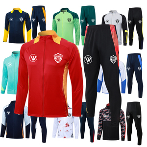 Giacca da calcio giacca da uomo a manica lunga giacca da uomo con cerniera sportiva da corsa per allenamento da calcio maschile - Product Image 6