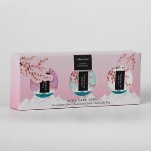 Ensemble cadeau de bain et de spa à prix d'usine en gros, très vendu, contenant du sel de bain, du beurre corporel, un gommage corporel, un ensemble cadeau de bain - Product Image 2