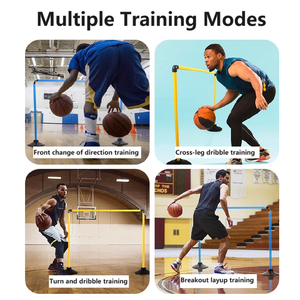 Arc d'entraînement d'agilité pliable Portable de haute qualité ensemble d'entraînement de haie de pôle d'agilité pour l'équipement d'entraînement de Football de Football - Product Image 6