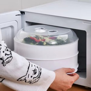 Microwave Steamer With Lid Food Grade PP Plastic Steamer For Buns Rice Dishes Household Use - Product Image 2