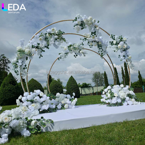 Arco de Metal Redondo LED para Decoración de Bodas y Fiestas, Tamaño Personalizable, Soporte para Colgar Flores en Exteriores - Product Image 2