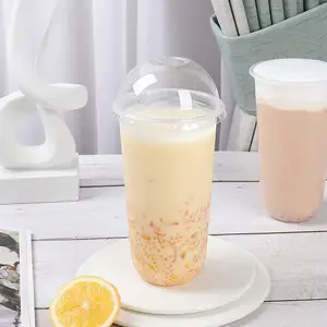 Handout tatlı tek kullanımlık plastik bardaklar Crystal Clear PET tek kullanımlık içecek bardakları