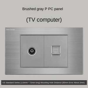 Prises et fiches murales avancées pour appareils ménagers, TV, LAN, satellite, ordinateur, série 118 - Product Image 5