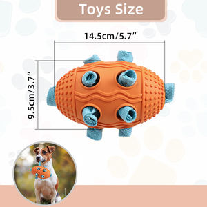 Trendy huisdierproducten groothandel natuurlijke rubberen hondenspeelgoedballen stevige interactieve kauwspeelgoed voor huisdieren - Product Image 6